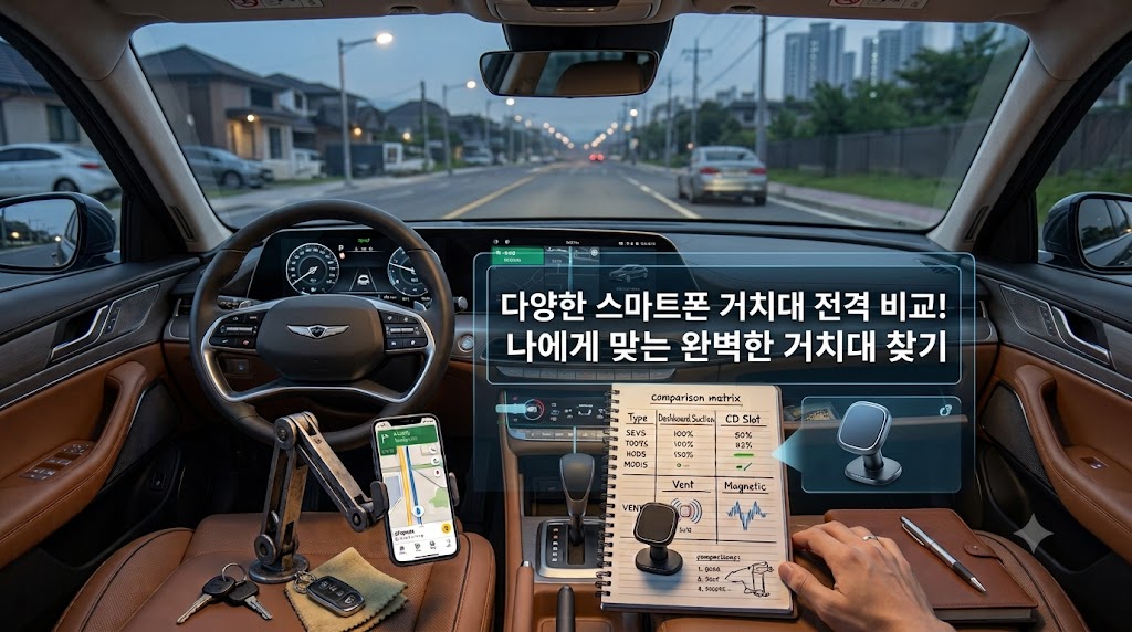차량용 휴대폰 거치대 추천|아이폰·갤럭시 인기 제품 6가지